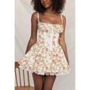 Vestido Mini Feminino com Renda e Manga Longa - Decote Quadrado Ballet Festa