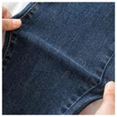 High waist Jeans 38 Women's Spring Autumn New Slim Skinny Pants Casual Women Denim Trousers Black Female Stretch Pencil Jeans