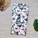 Fashion Midi Skirt For Women Flora Printed High Waist Pencil Skirt Female Causal Flower Bodycon Skirt With Slit