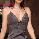 Camisola Sexy de Renda com Costas Abertas - Lingerie de Inverno