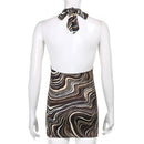 Vestido Mini de Cetim com Renda e Decote V - Sleepwear e Festa