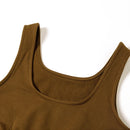 Crop Tops And Drawstring Shorts Set Sexy U-Neck Fitness Tank Top Summer Athleisure Biker Shorts Two Piece Sets Women Streetwear