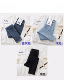 High waist Jeans 38 Women's Spring Autumn New Slim Skinny Pants Casual Women Denim Trousers Black Female Stretch Pencil Jeans