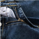 High waist Jeans 38 Women's Spring Autumn New Slim Skinny Pants Casual Women Denim Trousers Black Female Stretch Pencil Jeans