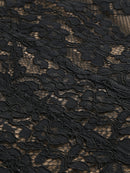 Vestido Longo Feminino com Renda e Decote Quadrado - Elegante Festa Noite