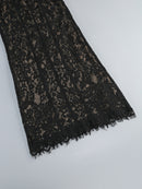 Vestido Longo Feminino com Renda e Decote Quadrado - Elegante Festa Noite