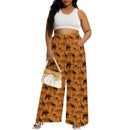 Wide Leg Pants for Women Work Business Casual Flowy High Waisted Dressy Pants Trousers Office with Pocket