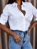 Women Blouse Spring Autumn Long Sleeve Fashion Casual White Shirts Tops Oversized Blouses Female Loose Shirts Daily Streetwear