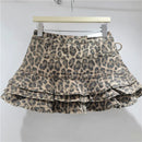 Y2k Denim Sexy Pleated Ruffle Mini Skirts for Women Summer 2025 New Fashion Lace-up Slim Low Waist Vintage Jean Short Skirt