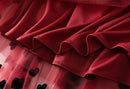 New 2024 Fashion Elegant Floral Summer Tulle Skirt Womens Spring Summer High Waist Pleated Skirts Ladies Blue Maxi Skirt Female