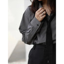 Women's Oversized Long Sleeve Blouse 2026 Summer New Arrival Tie Neck Shirt Loose Fit Office Elegant Fashion