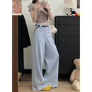 Women's High Waist Wide Leg Pants Casual Loose Flowy Trousers
