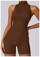 Macacão Feminino Fitness Slim sem Manga - Esportivo Casual