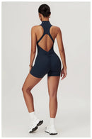 Macacão Feminino Fitness Slim sem Manga - Esportivo Casual