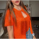 Knitted Sequined Crop Top Women Casual Slim Fit Square Collar Sleeveless Backless Bodycon Vest New Fashionable Ladies Basic Tops