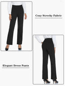 Flare Dress Pants for Women Work Casual Office Tummy Control Business Casual 4 Way Stretch Pants Work Casual Bell Bottom