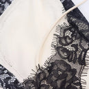 Vestido Feminino de Cetim com Renda Assimétrica e Alças - Sexy Costas Abertas Streetwear