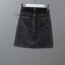 Zipper Women's Denim Skirt Wrap Tight Sexy with Pocket Midi Black Female Jeans Skirts High Waist Short Coquette Mini Vintage Y2k
