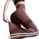 Women Yoga Flare Leggings Fitness Push Up High Waist Wide Leg Pants Gym Elastic Tights Exercise Sport Pants Bell Bottomed