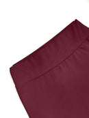 Women Midi Skirt High Waist A line Flowy Style Breathable Fabric Ideal for Casual Streetwear Dates  Classic Colors