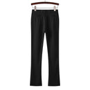Flare pants female high waist micro trousers work