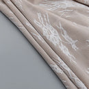Vestido Mini Elegante com Estampa e Manga Longa - Outono e Inverno