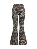 Yoga flare pants women's high waist outer wear fitness casual pants