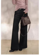 Elegant Ruched Cross V Neck Knit Top Slim Fit Long Sleeve Shirt for Women Chic Casual Early Spring Daily Base Layer Style Lady