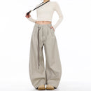 High Waist Women Suit Pants Straight Office Ladies Korean Fashion Trousers Casual Button Loose Female Black Pants New 2025