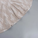 Vestido Mini Elegante com Estampa e Manga Longa - Outono e Inverno