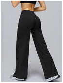 Yoga Pants Flare Leggings Women High Waist Wide Leg Pants Gym Women Fitness Sports Flared Pant Dance Trousers Women shaped Hip