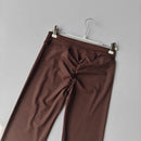 High Waist Pleated Wide Leg Pants for Women Autumn Cross Sexy Peach Hip Micro Flared Yoga Breathable Outdoor Fitness Trousers