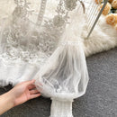 lace puff long sleeve blouse vintage fashion blouses elegant femme blusas korean woman tops women shirts clothing dropshipping