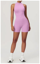 Macacão Feminino Fitness Slim sem Manga - Esportivo Casual