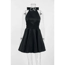 Vestido Mini Franzido com Alças Finas e Estampa - Verão Casual