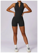 Macacão Feminino Fitness Slim sem Manga - Esportivo Casual