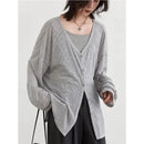 Women's Cardigan New V-neck Long Sleeved Female Shirt Female Jumpers Sun Protection Woman Top Spring Summer Knitted Cardigan
