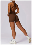 Macacão Feminino Fitness Slim sem Manga - Esportivo Casual