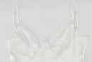 Camisola Feminina Sexy com Renda e Alças - Mini Vestido Sem Manga Costas Abertas Decote V Solta Noite