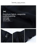 High Waist Wide Leg Pants Women Summer Loose Thin Chiffon Five-Quarter Length Anti-Light Skirt Trendy Casual Trousers