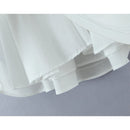 Vestido Mini Feminino Branco com Halter e Decote V - Sexy Costas Abertas Amarrão Evasê Festa Verão