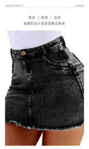 2025 Mini Skirt Women's Wash Mini Female Short Skirts Summer Women's Sexy Denim Skirt Skirts for Women Knee Length Casual