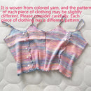 2024 New Stripe Print Spaghetti Strap Top Casual Ruffle Trim Button Front Knit Cami Top For Summer Women's Clothing