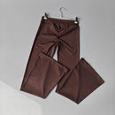 High Waist Pleated Wide Leg Pants for Women Autumn Cross Sexy Peach Hip Micro Flared Yoga Breathable Outdoor Fitness Trousers