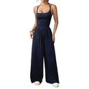 Macacão Feminino Slim sem Manga com Alças - Casual Moderno 2026