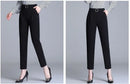 White Pants Women Elastic High-waisted Haren Pants Fashion Wild Professional Suit Pants Office Ladies Trousers Black Khaki Pants