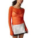 Women Lace Pullover TopS Retro Long Sleeve Round Neck See Through Solid Color Fitted T-Shirts Casual Blouse Streetwear Y2K 2000s