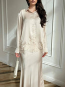 Women Two Piece Sets Skirt Set Turn Down Collar Lace Sexy Full Sleeve Tops Long Skirts High Waist Y2k Streetwear Elegant Work