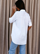 Women Blouse Spring Autumn Long Sleeve Fashion Casual White Shirts Tops Oversized Blouses Female Loose Shirts Daily Streetwear