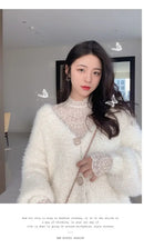 Blouse Women Women's Lace Shirt Autumn Long Sleeve Turtleneck Mesh Top Blusas Ropa De Mujer